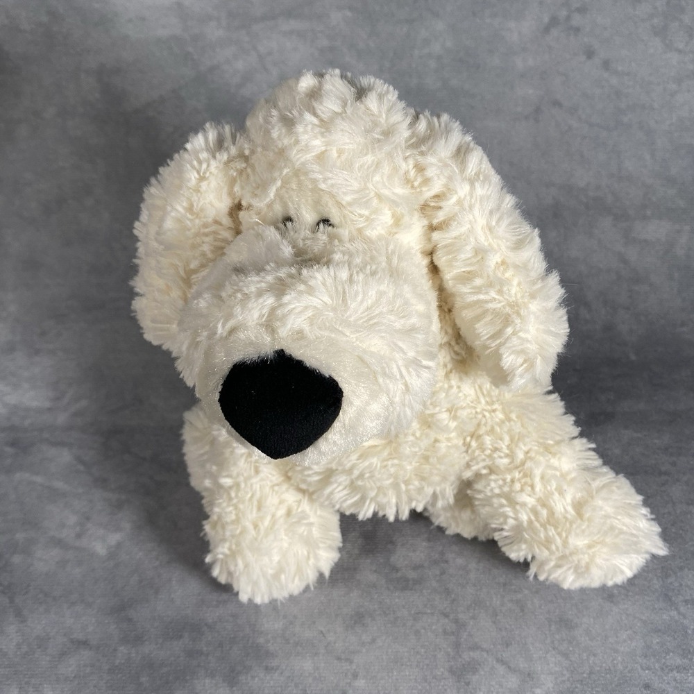 Gund 'Dust Mop' Dog Puppy Plushie Soft Toy Shaggy Snowy Stuffed Animal